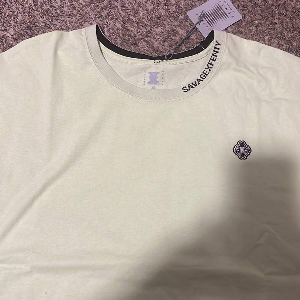 Honeydew green savage X Fenty crop top